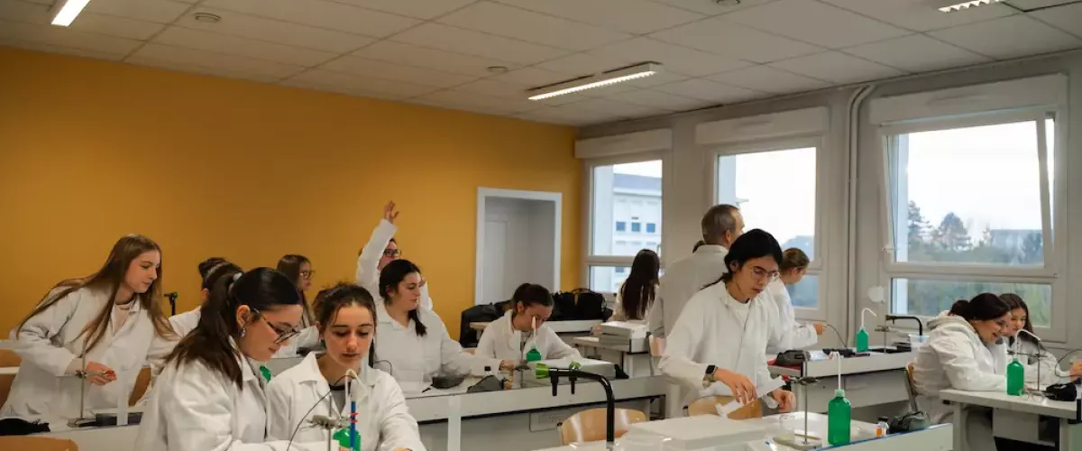 Laboratoire STL du lycée Bourg-Chevreau