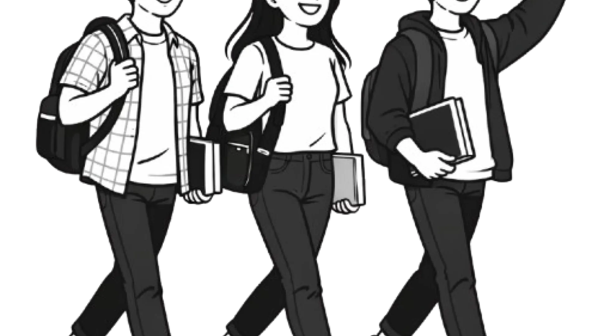 Élèves de l'école primaire Bourg-Chevreau Sainte-Anne